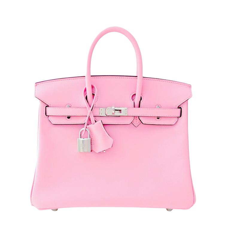 Hermes Rose Sakura Pink 25cm Swift Leather Birkin Satchel Bag Jewel at 1stDibs hermes sakura pink hermes pink bag hermes pink birkin bag
