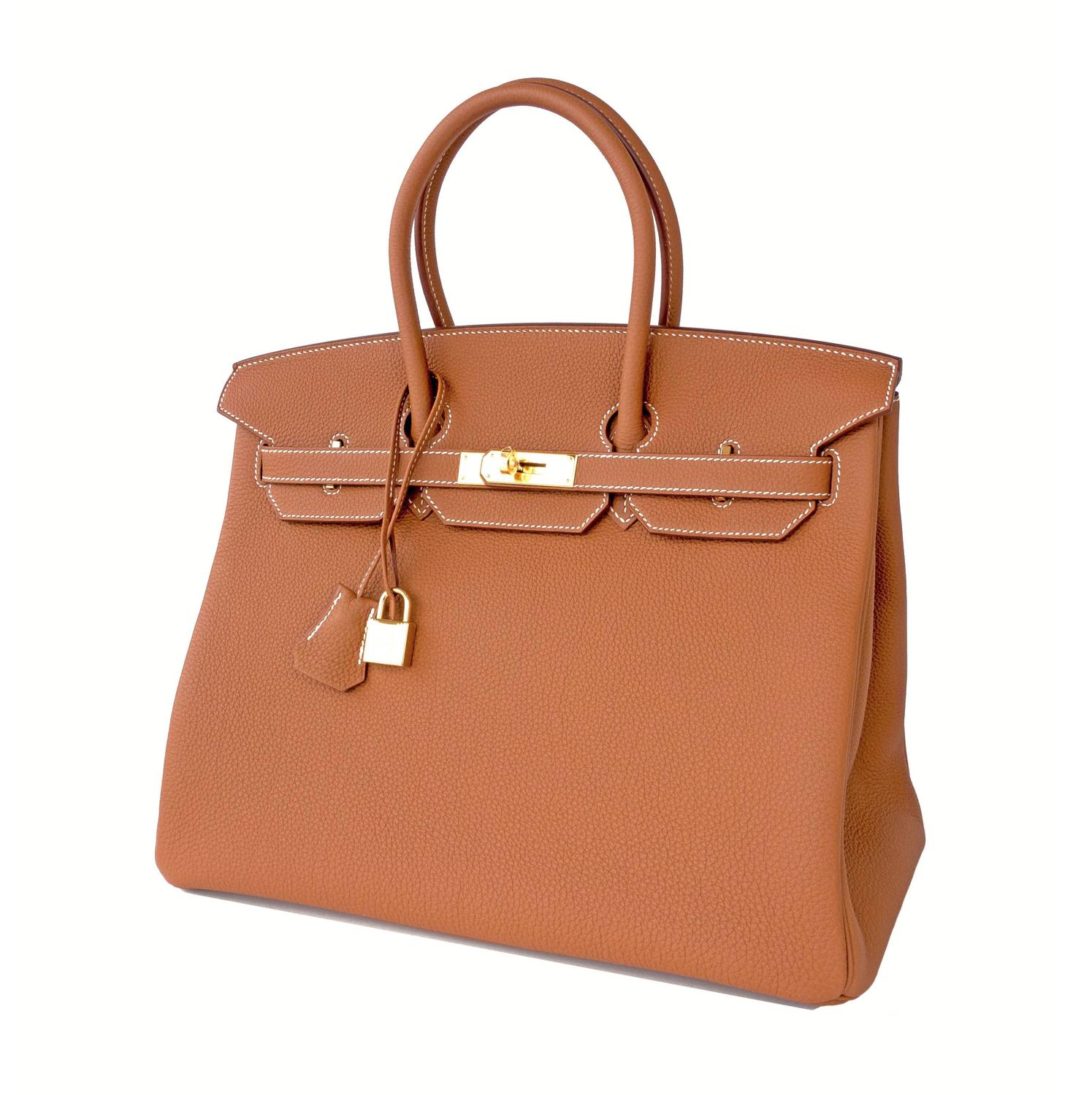 Celeb Fave Hermes Gold Togo 35cm Birkin Gold Hardware Iconic ...  
