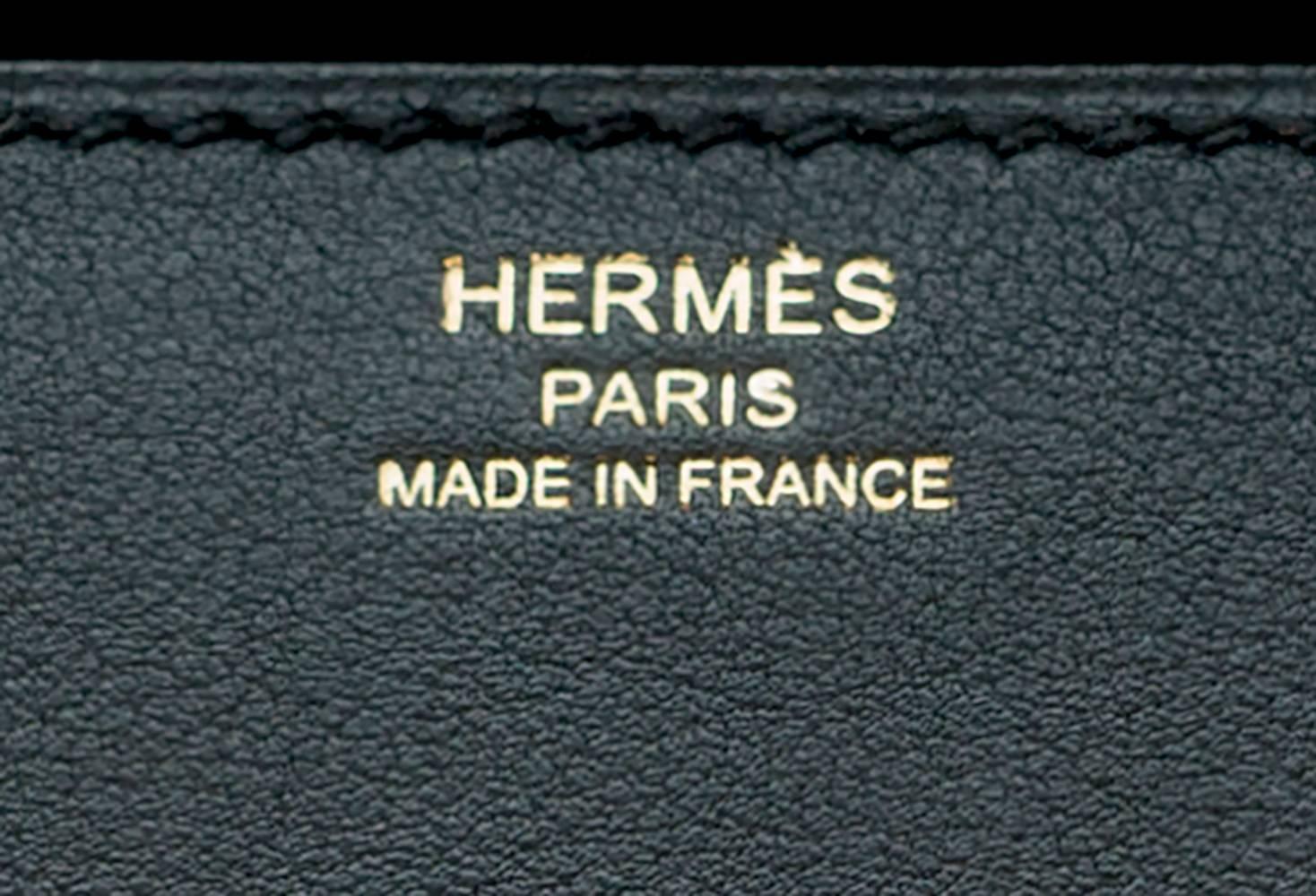 Hermes Black Medor Pochette 23cm Clutch Gold Hardware Bag Elegant 1