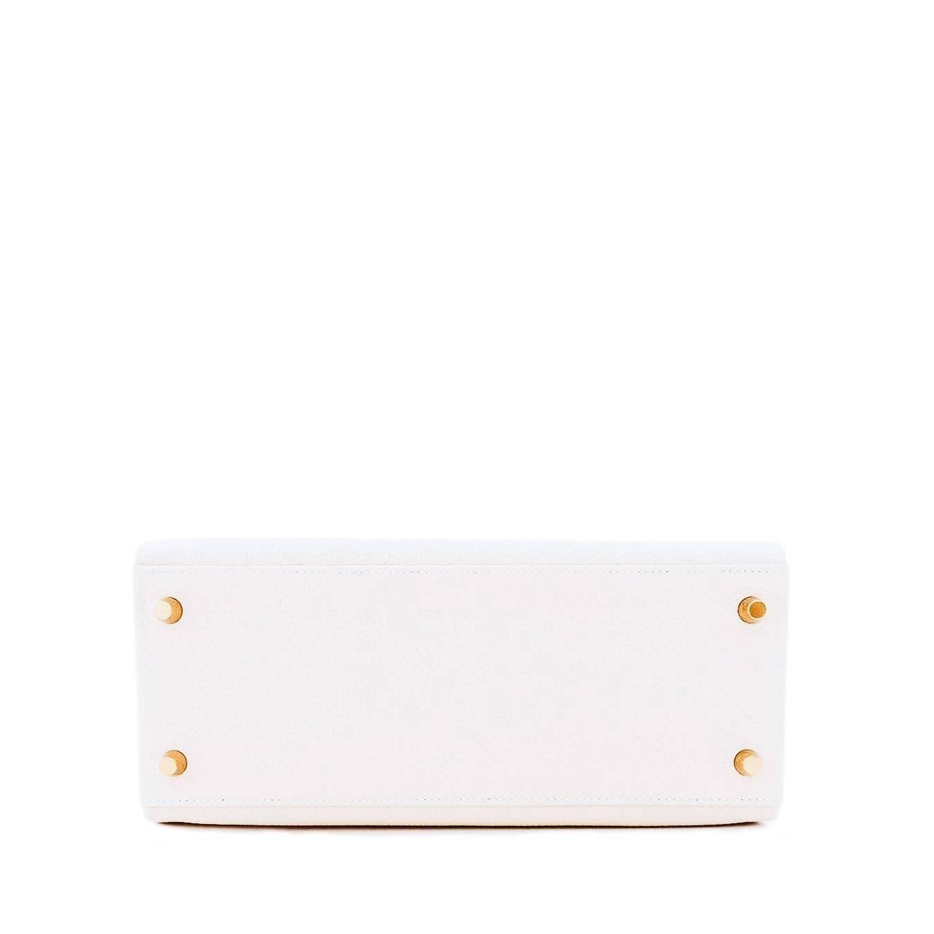 white kelly bag
