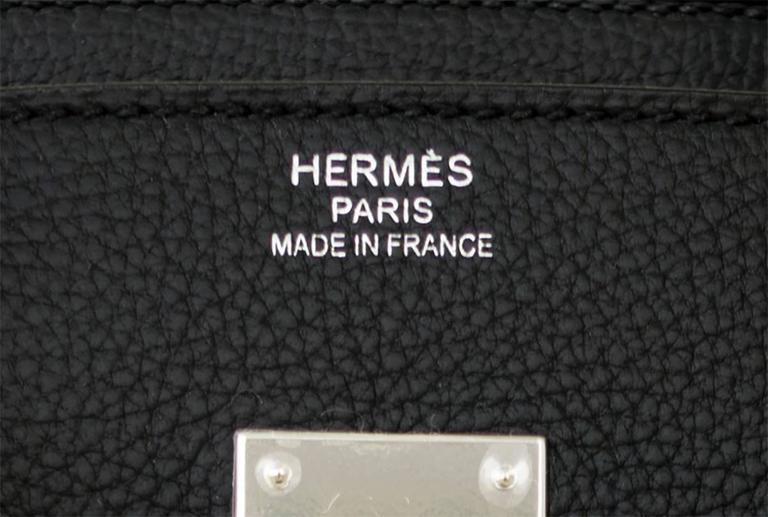 Hermes Birkin 35cm Black Togo Palladium Hardware Bag at 1stDibs