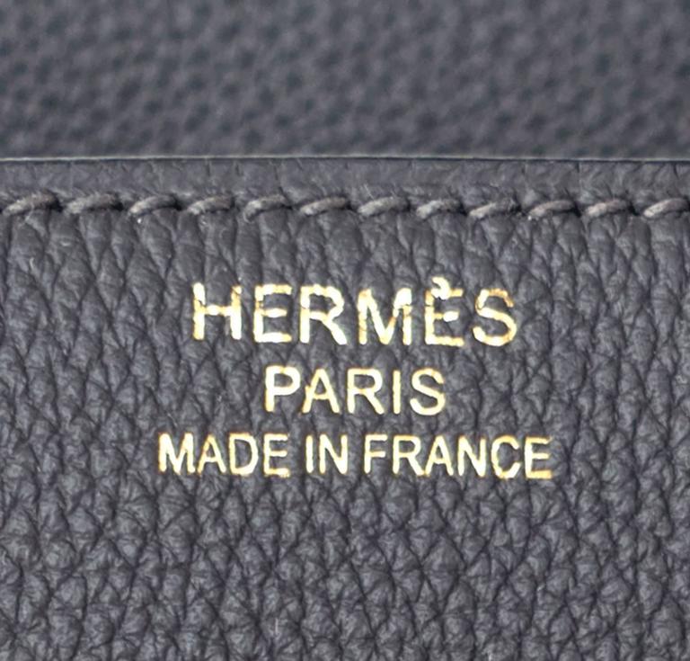 Hermes Graphite - 22 For Sale on 1stDibs  graphite hermes, birkin graphite,  hermes graphite color
