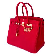 Hermes Rouge Casaque 35cm Birkin Red Epsom Gold Hardware Rare 2016 X Stamp