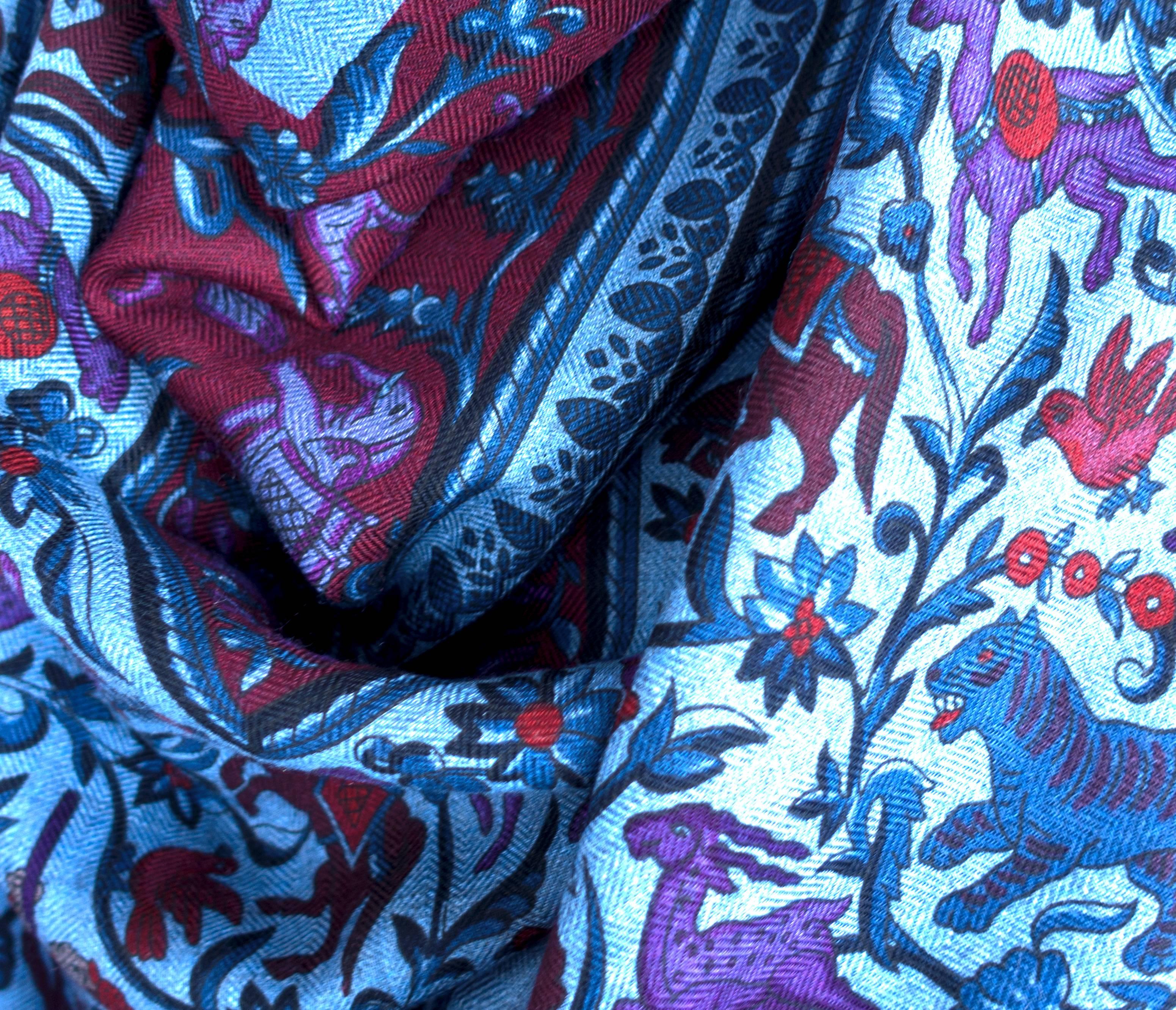 hermes cashmere silk shawl