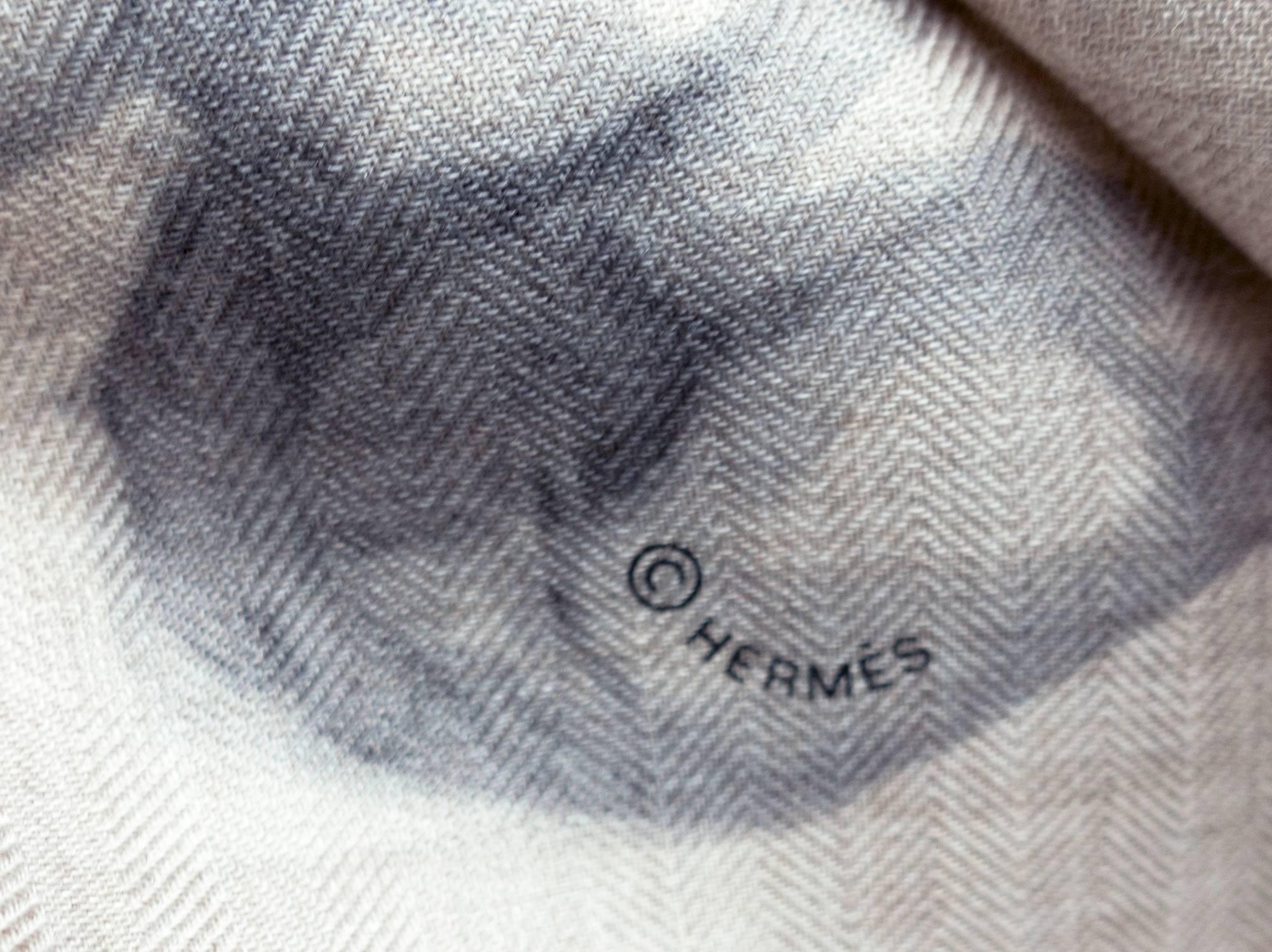 hermes cashmere silk shawl