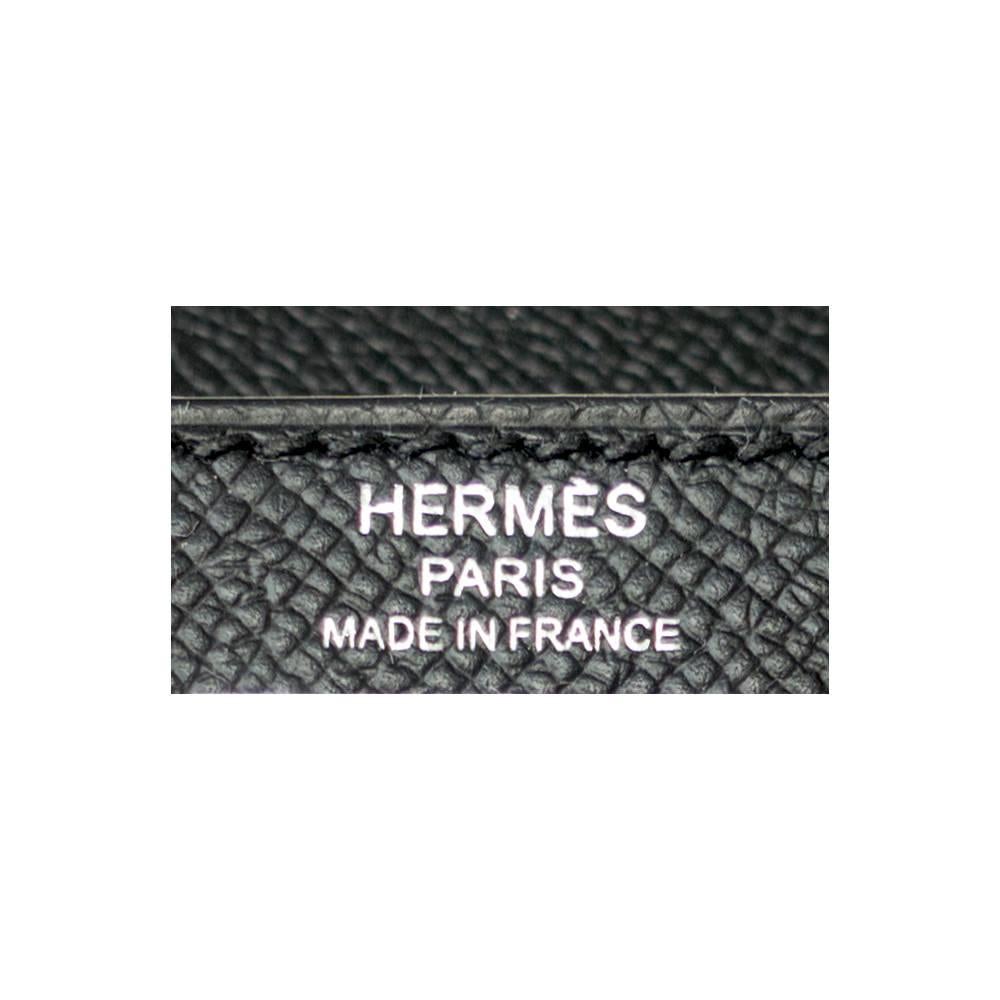 Women's Fashionista Hermes Black 28cm Epsom Sellier Kelly Palladium Hardware X Stamp