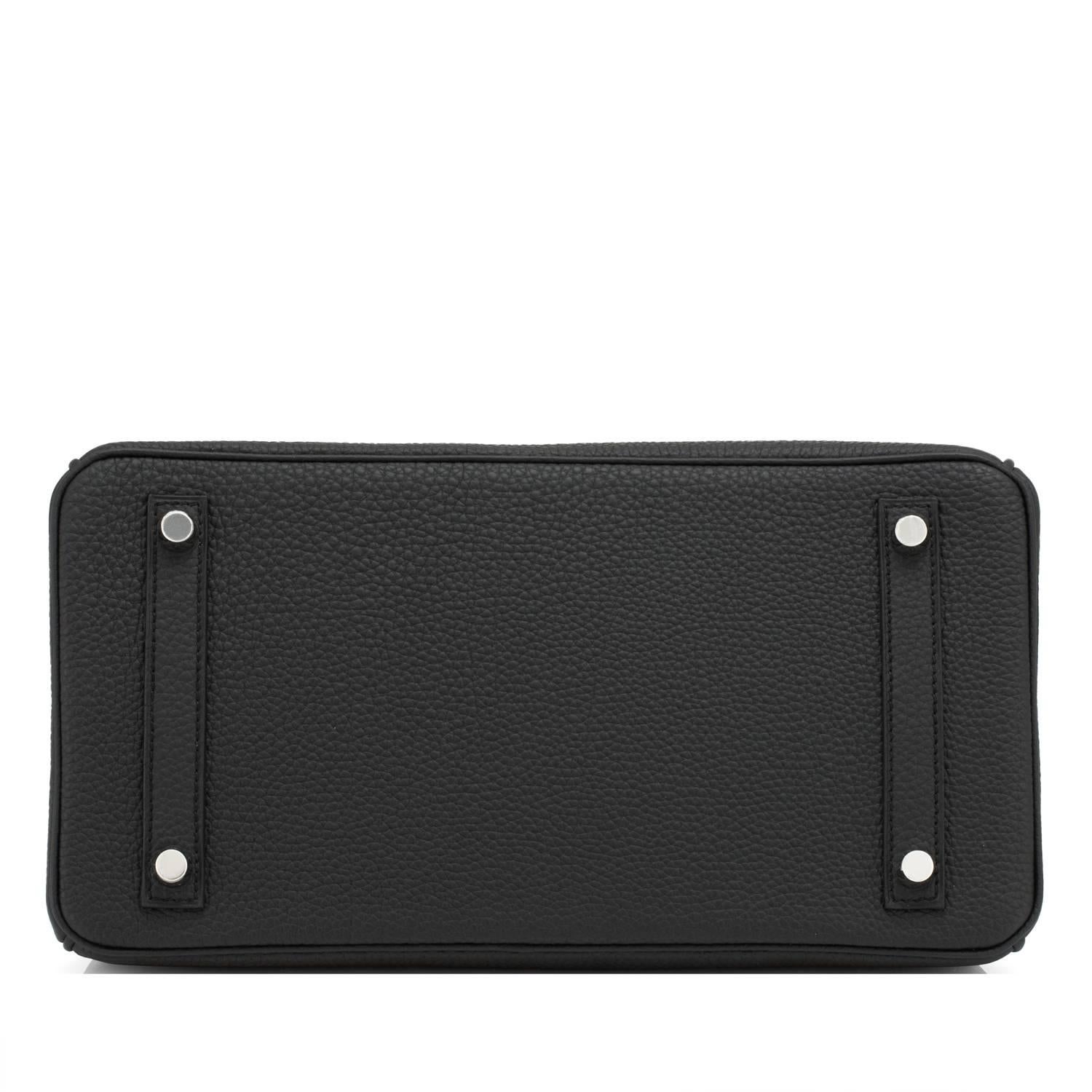 Hermes Black 30cm Birkin Togo Palladium Hardware Bag   1