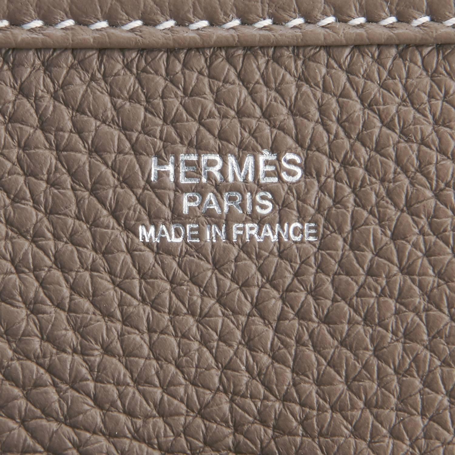 Brown Hermes Etoupe Evelyne PM Taupe 29cm Messenger Shoulder Bag