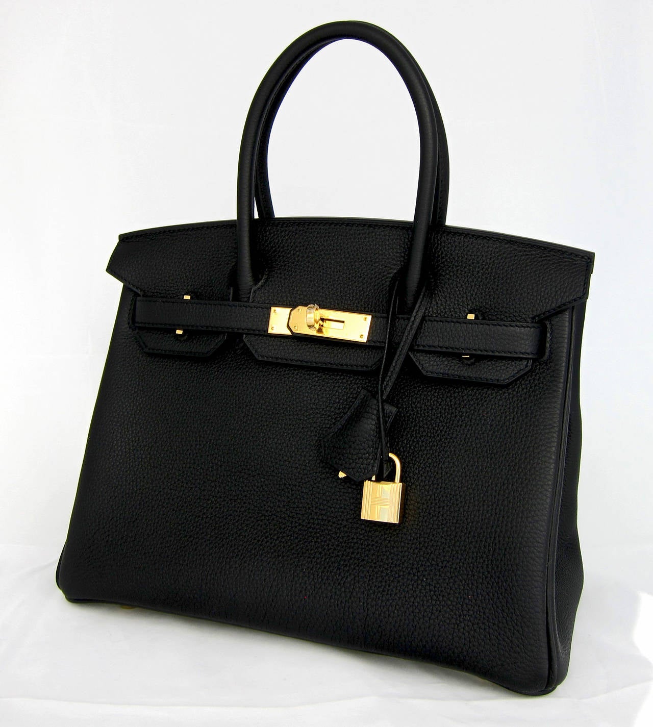 Hermes 30cm Black Birkin Togo Gold Hardware GHW Bag Tote

 Store Fresh.  Brand New in Box.  With plastic on hardware.
Comes full set with keys, lock, clochette, a sleeper for the bag, rain protector, Hermes ribbon, and original box.
The ultimate