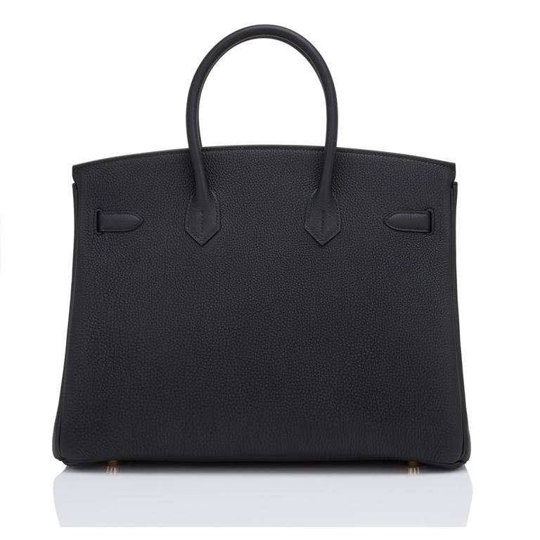 Hermes Birkin 35cm Black Togo Gold Hardware Bag C Stamp 2018 For Hermes Birkin 35cm Black Togo Gold Hardware Bag C Stamp 2018 For 1
