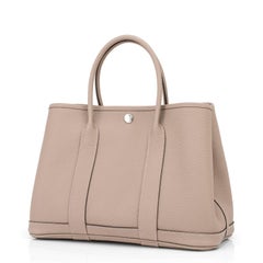 Hermes Gris Tourterelle TPM Garden Party Dove Grey Garden Party