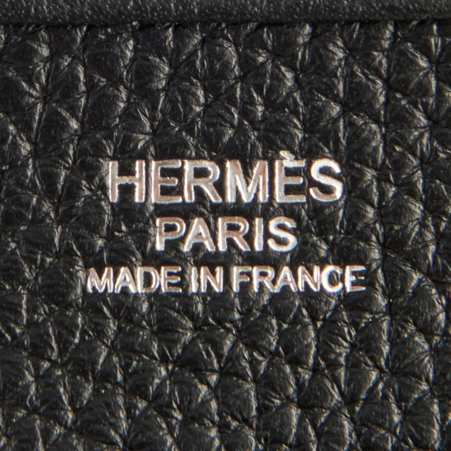Hermes Black Evelyne III PM Cross-Body Messenger Bag  3