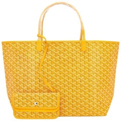 Goyard Jaune Yellow St Louis GM Chevron Tote Bag Celeb Fave For Sale at  1stDibs  goyard tote bag celebrity, goyard bag celebrity, فروع جويارد  بالعالم