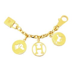Hermes Breloque Charm Gold GHW Bag Charm for Birkin or Kelly