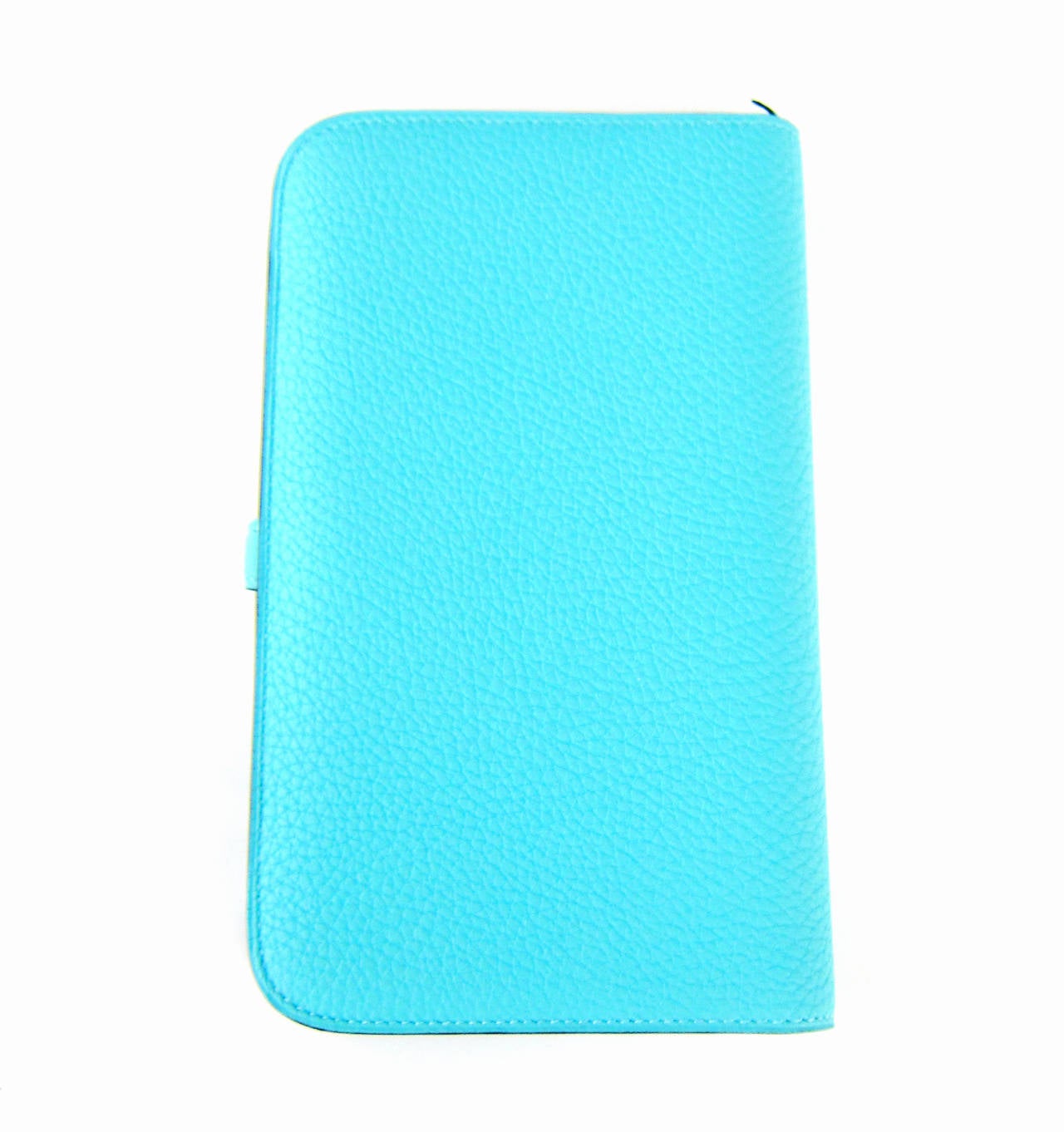 hermes birkin bag for sale - Hermes Blue Atoll Gold Hardware Togo Dogon Duo Leather Wallet ...