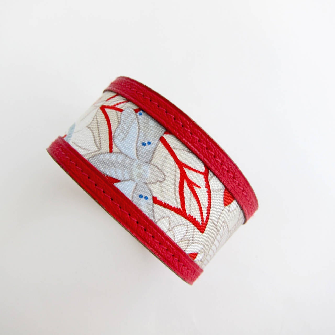 Hermes Petit H Silk Leather Bracelet One of a Kind