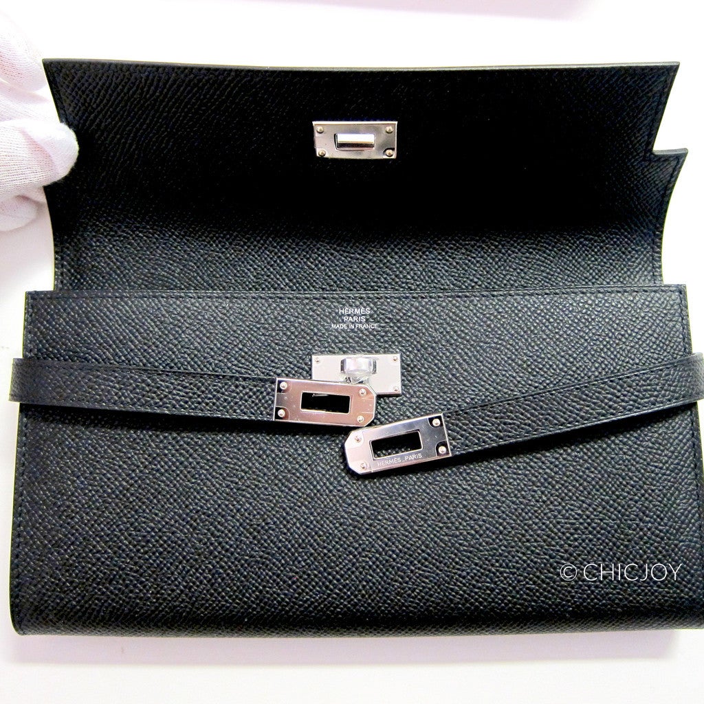 hermes kelly handbag in leather  