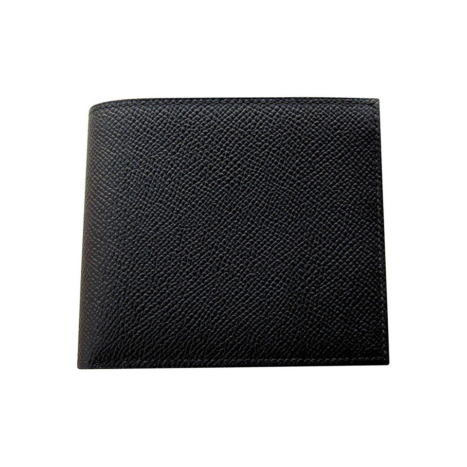 Hermes Men's Copernic Black Epsom Wallet Billfold New at 1stDibs ...