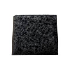 Hermes Men's Copernic Black Epsom Wallet Billfold New