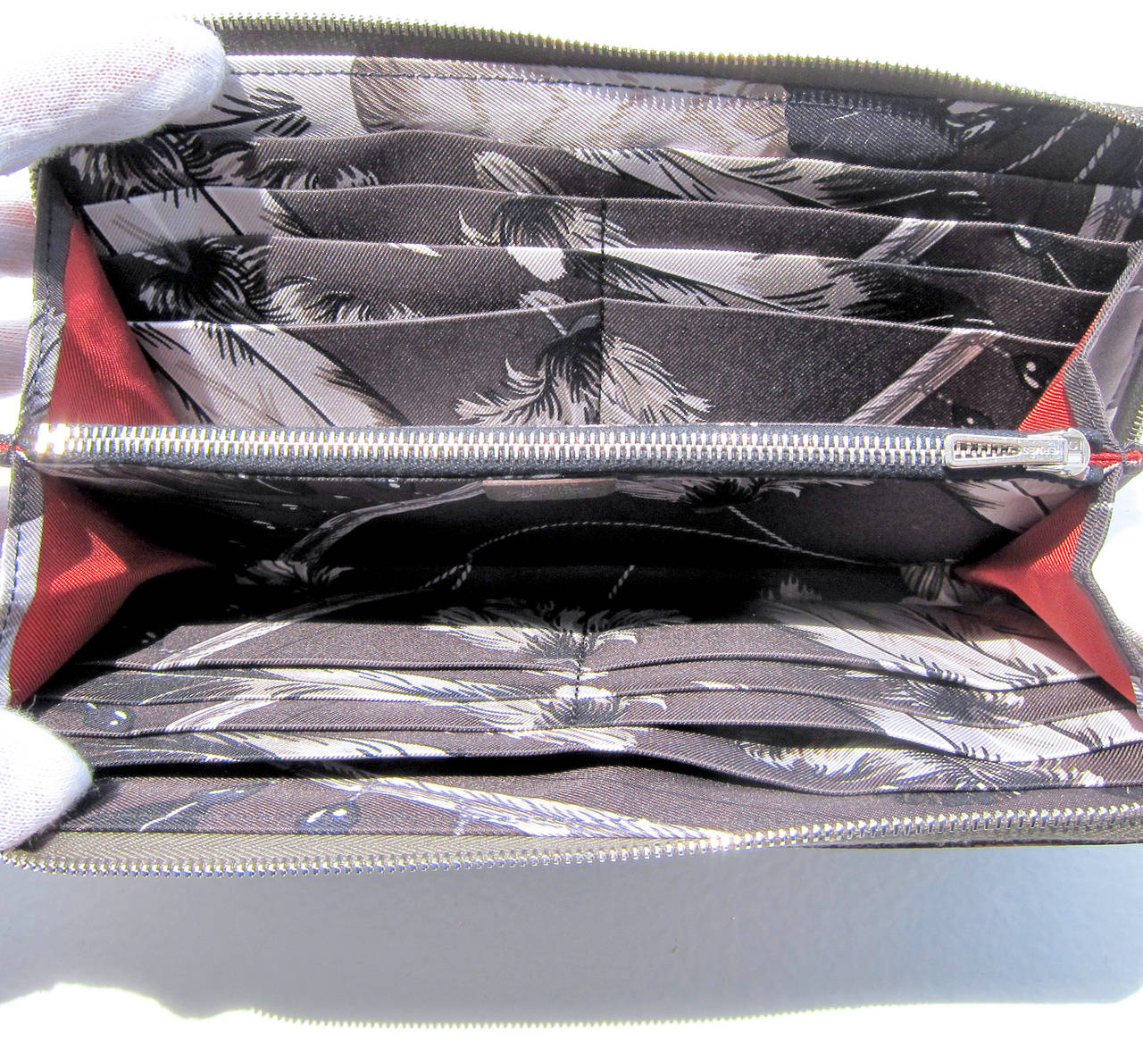 Hermes Etain Brazil Silk-In Epsom Plomb Azap Long Wallet Stunning ...