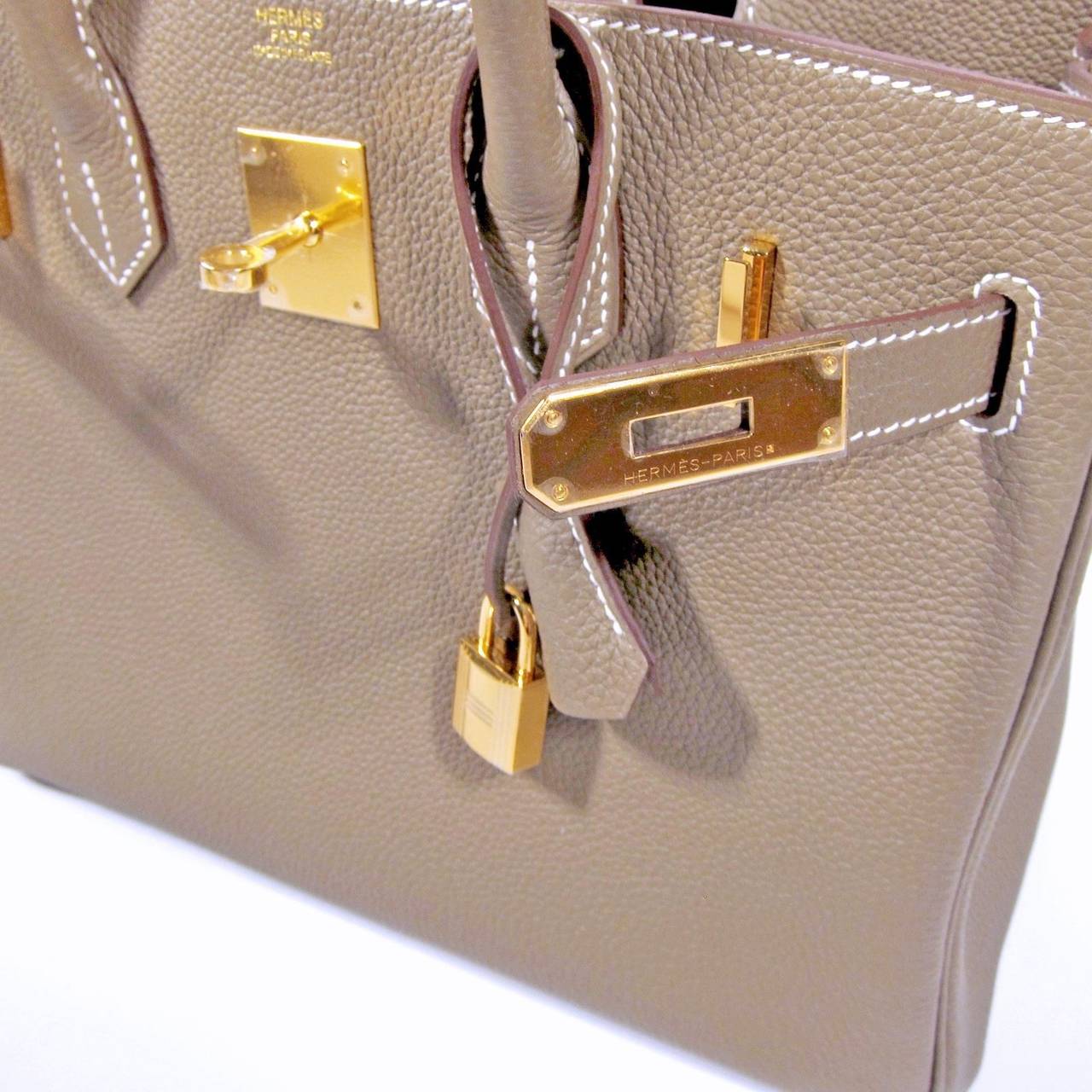 Hermès Birkin 30 Etoupe Togo Gold Hardware