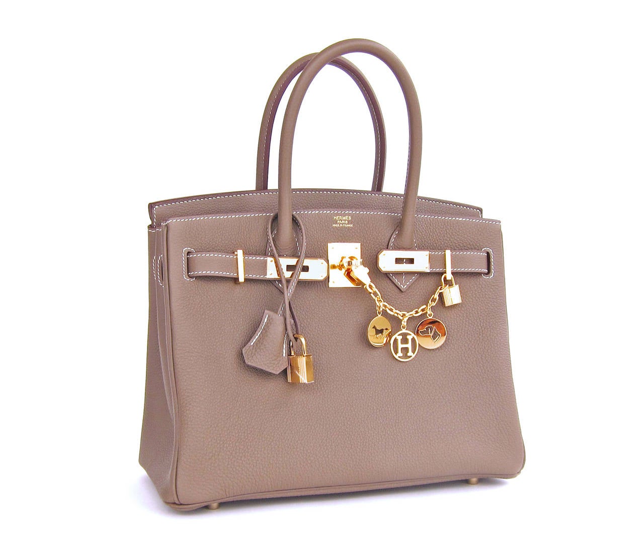 Hermès Birkin 30 Etoupe Togo Gold Hardware