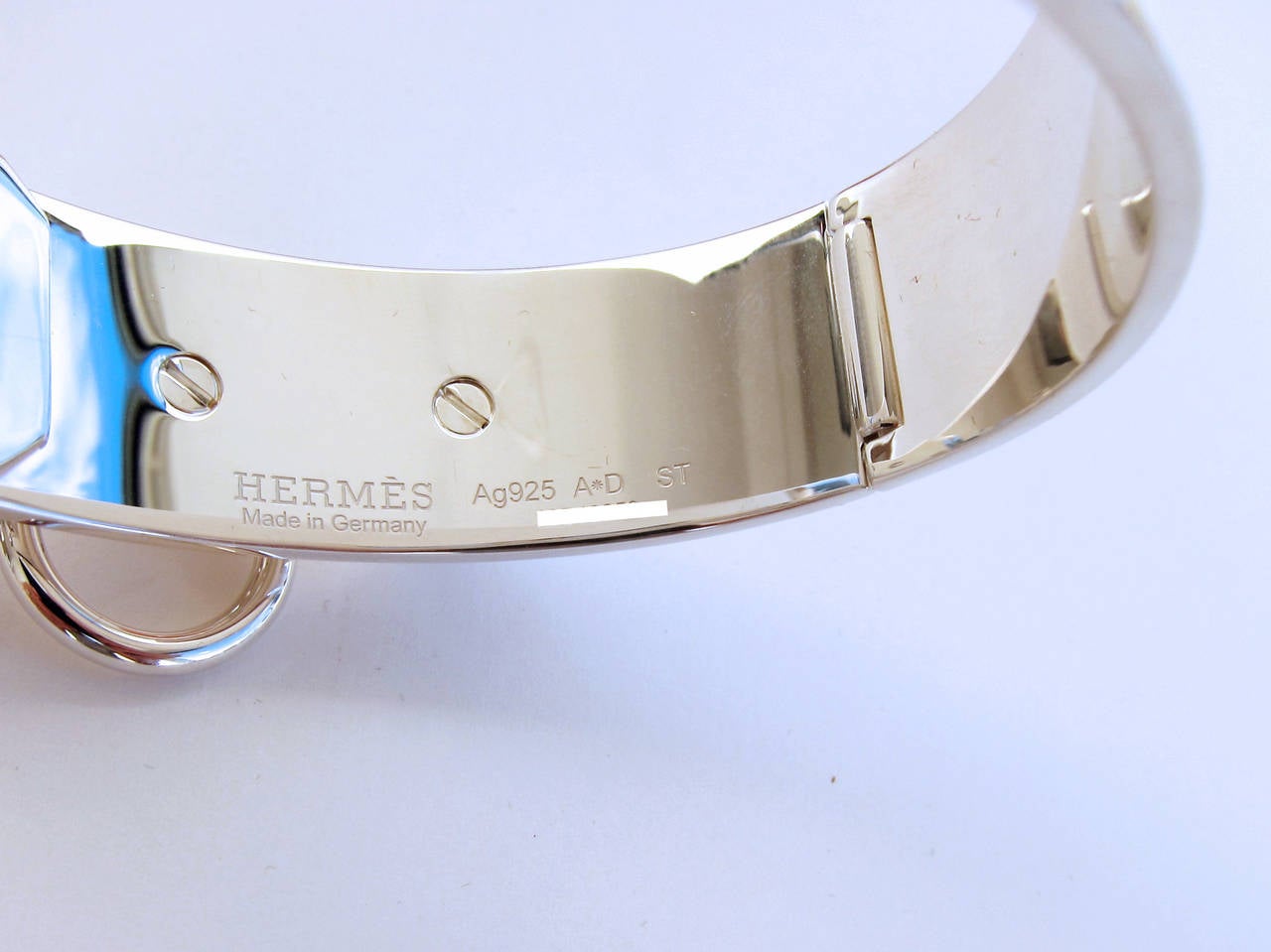 Hermes Solid Silver Collier de Chien CDC Bracelet Silver MM ST Our Favorite In New Condition In New York, NY