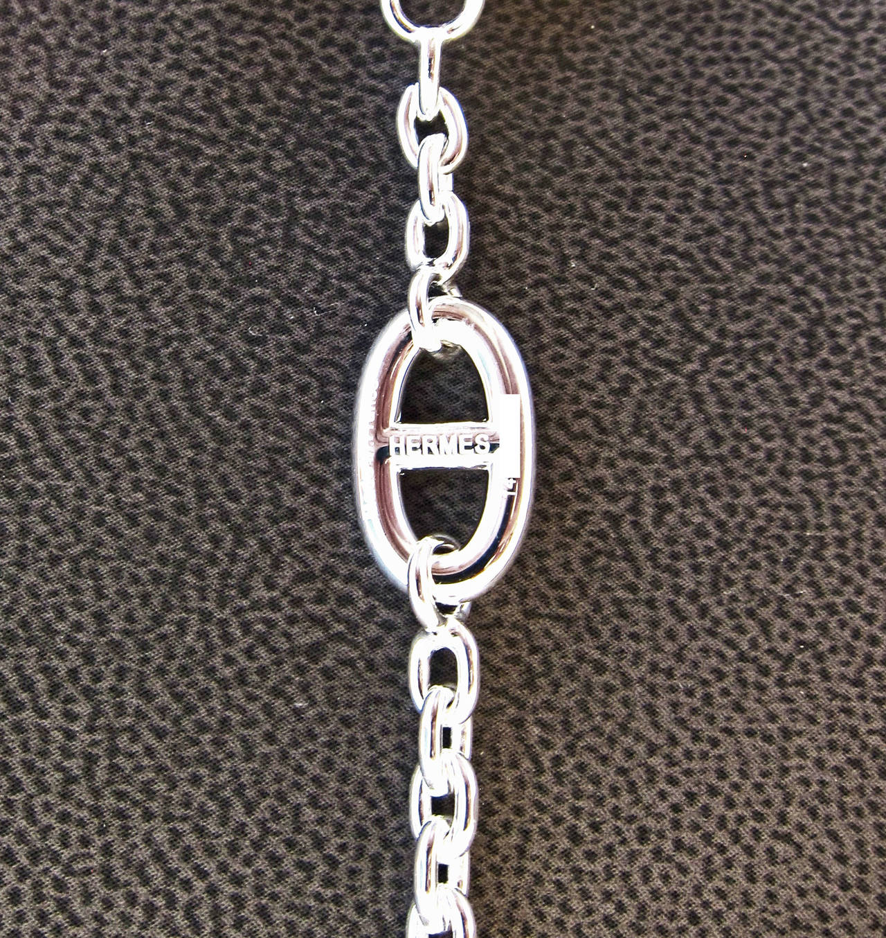 Hermes Farandole Solid Silver Long Necklace 160cm Below Retail! at ...