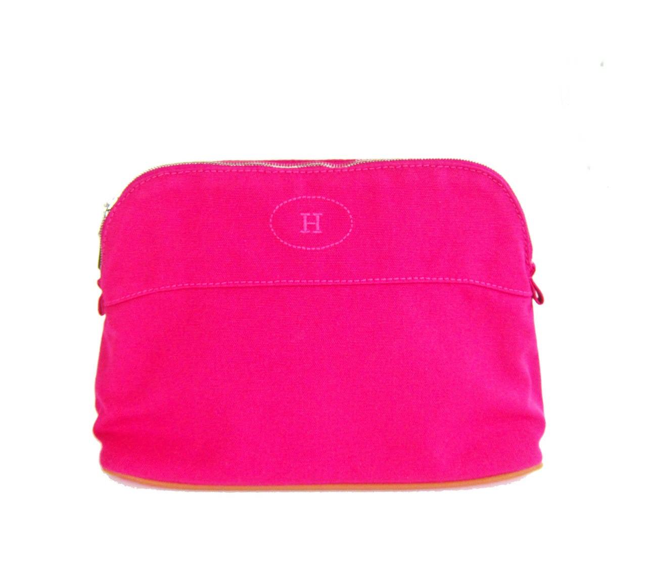 Hermes Fuchsia Bolide Toiletry Beach and Travel Case MM 2