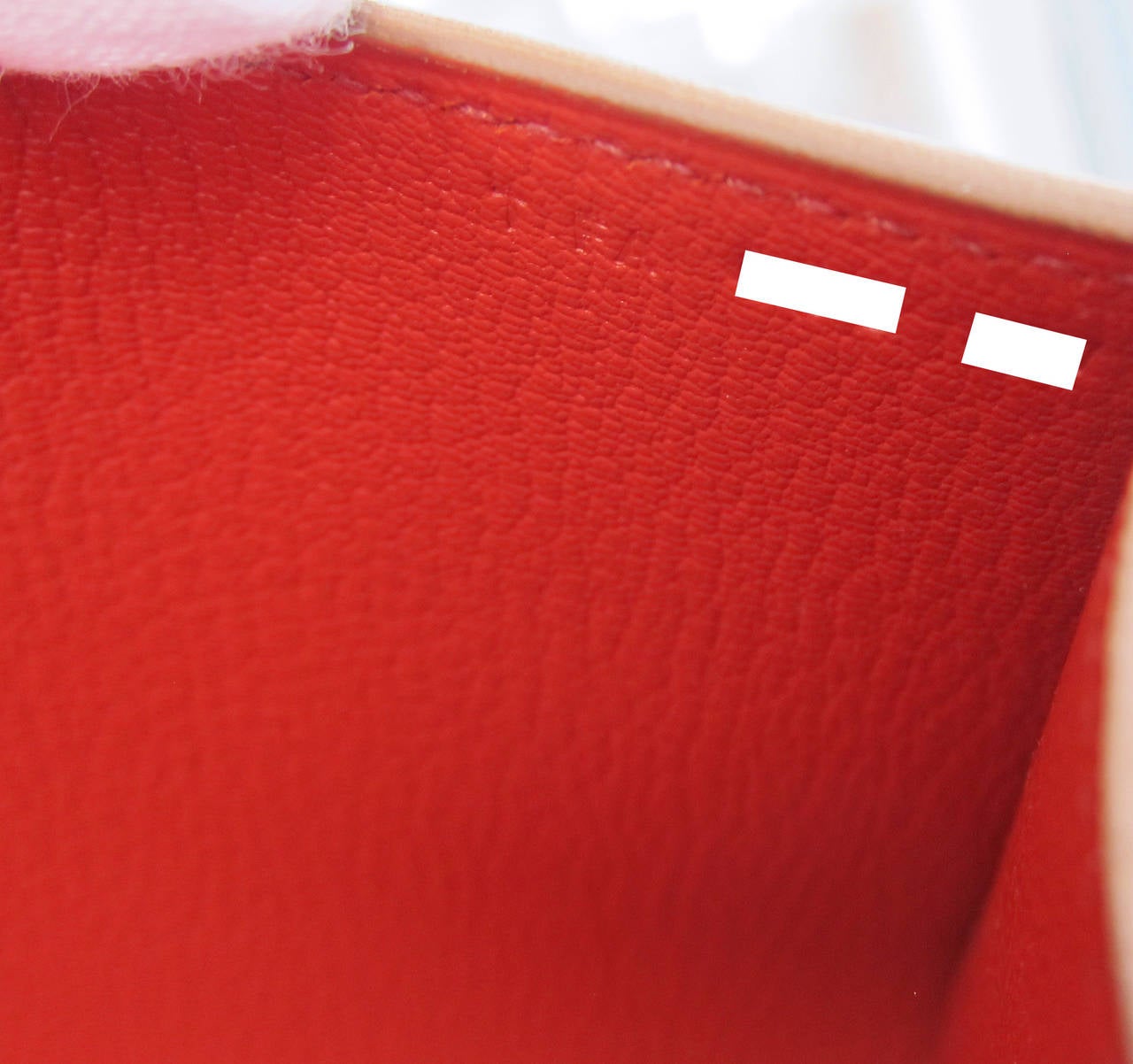 Hermes Sanguine Red Permabrass Medor Pochette Tadelakt Bag Clutch In New Condition In New York, NY