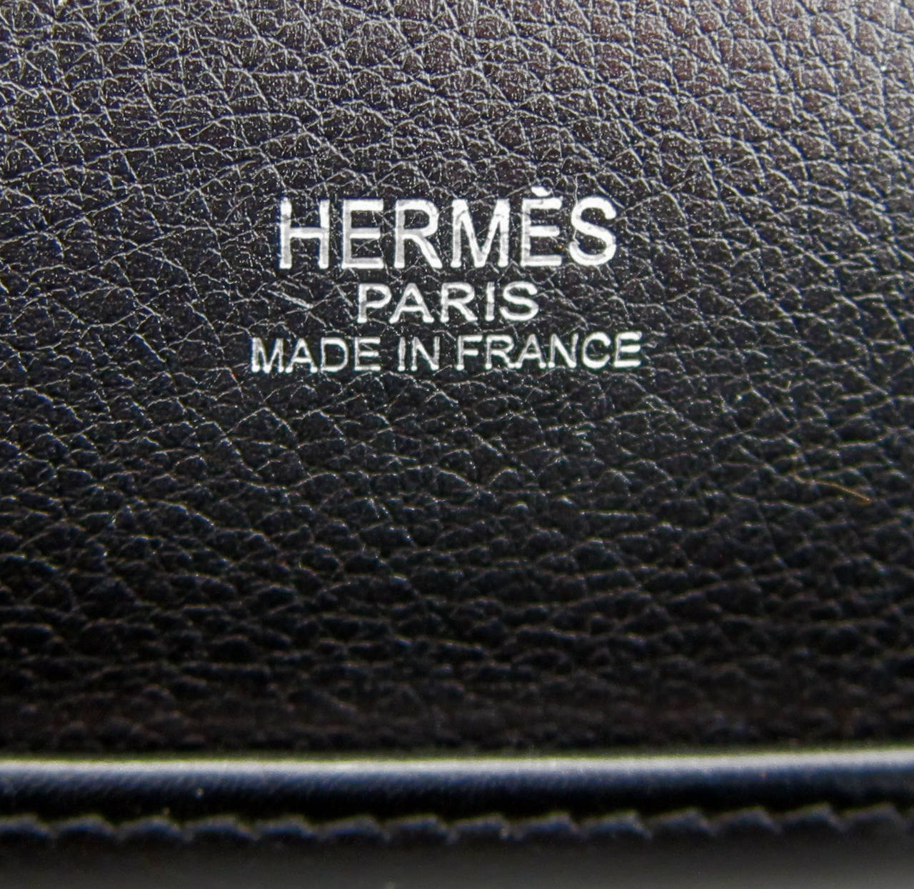 Hermes Black Kelly Longue Swift Leather Clutch Pochette Bag ...