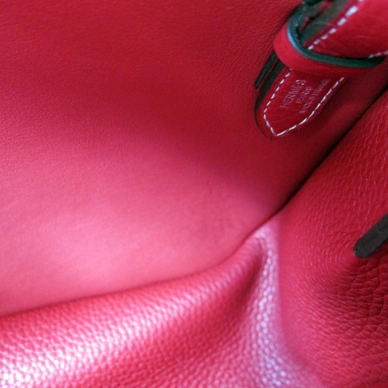 Hermes Rouge Casaque Red Halzan 4-way Clemence Crossbody Bag 6