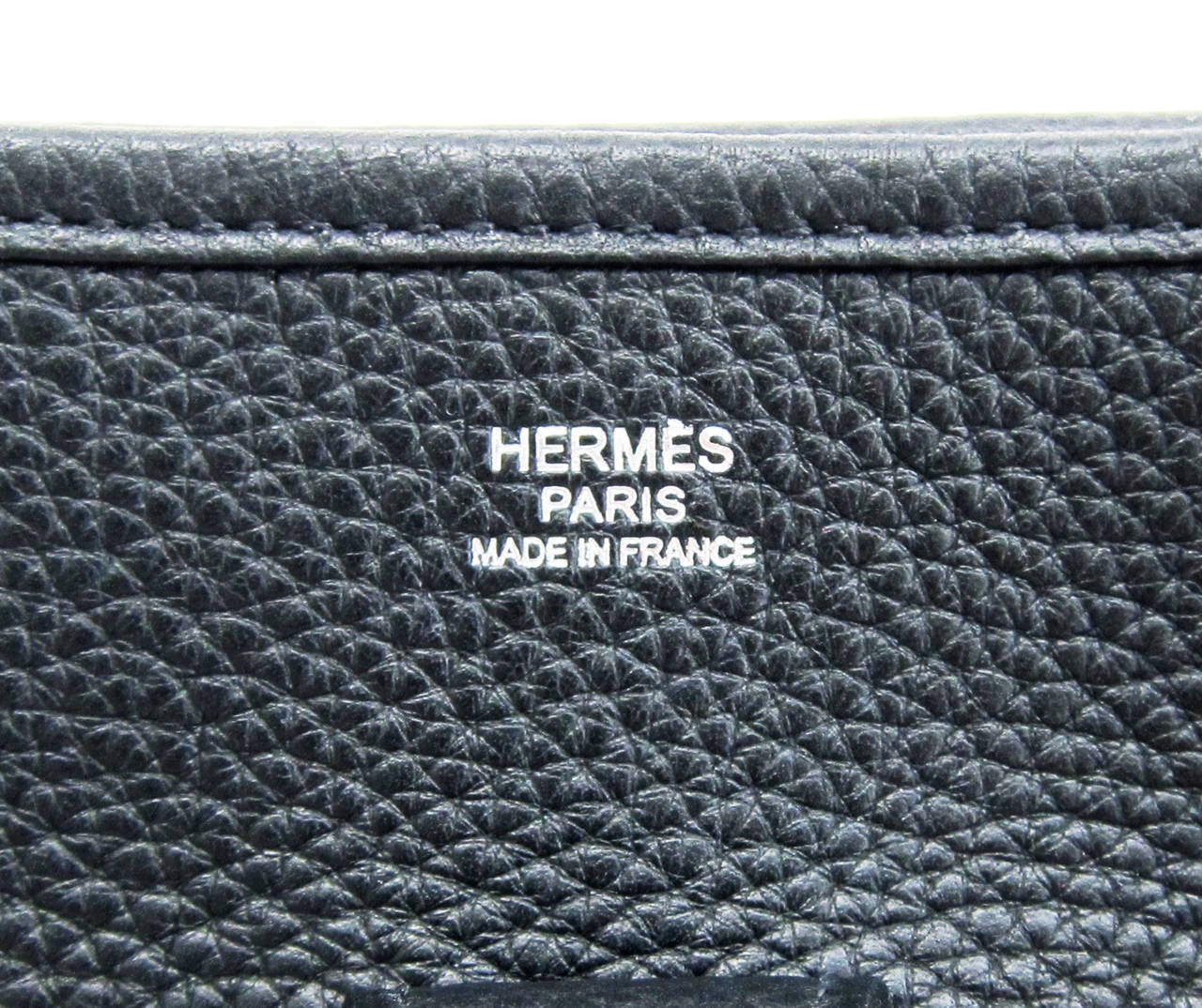 Hermes Black Evelyne GM Clemence Cross Body Messenger Bag Below Retail ...
