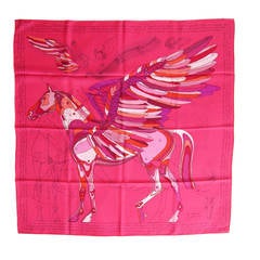 Hermes Le Pegase d'Hermes Silk Scarf Carre 90cm Gorgeous