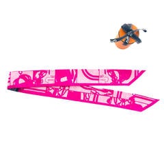 Hermes Brides de Gala En Desordre Silk Twilly Twillies Scarf Amazing