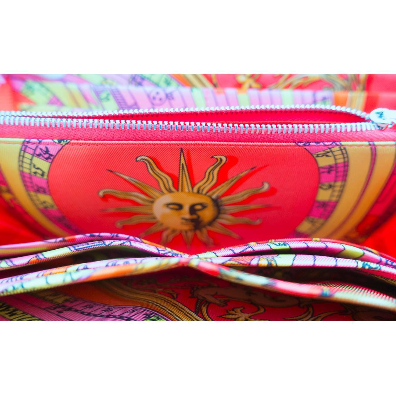 hermes rose jaipur rodeo leather charm pm small gorgeous rare color