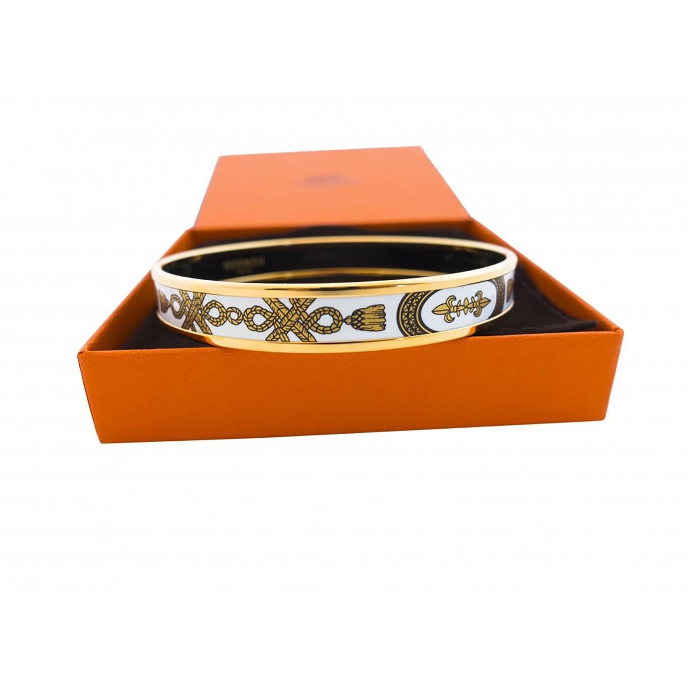 hermes ring black and gold