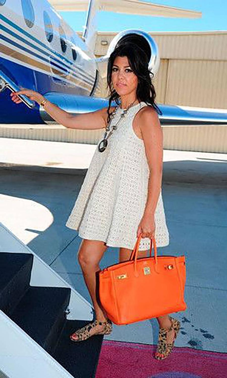 Hermes Orange Togo 35cm Birkin Gold GHW Tote Bag Iconic at 1stdibs