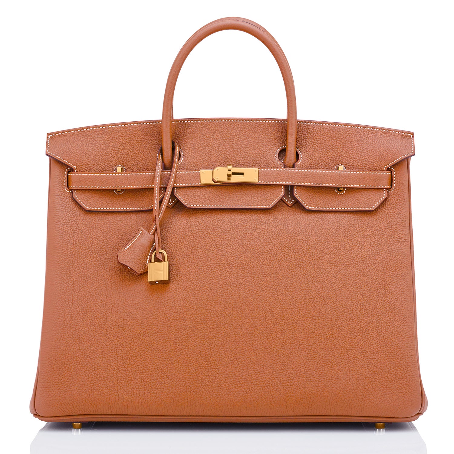 Hermes Birkin 40cm HAC Gold Tan Togo Palladium Bag Z Stamp, 2021 ULTRA