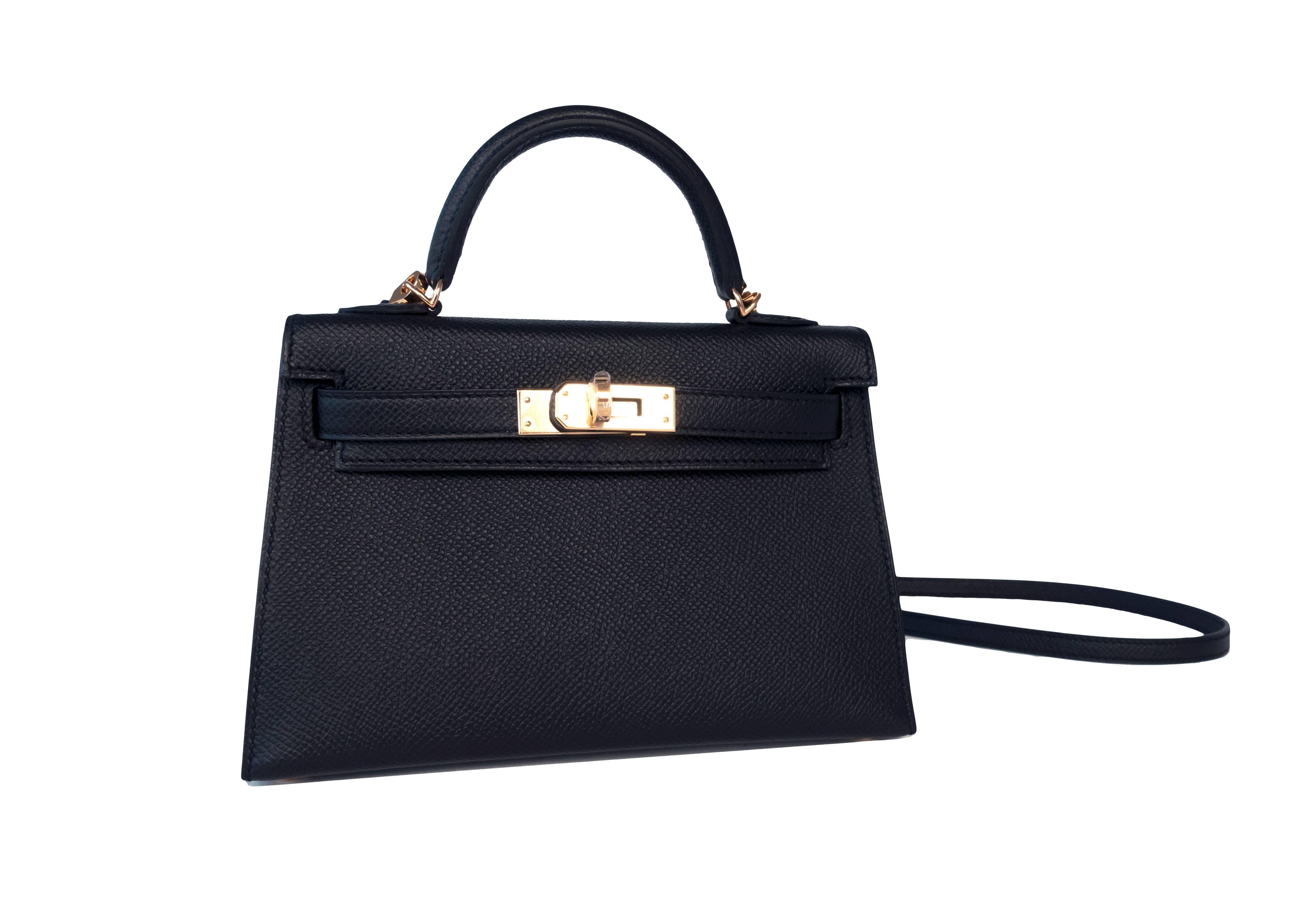 Limited Edition VIP Hermes 20cm Black Epsom Kelly Gold Hardware 
Store Fresh. Pristine Condition (with plastic on hardware)
Just purchased from Hermes store in 2016. 
Perfect gift! Comes full set with shoulder strap, sleeper for the bag, Hermes