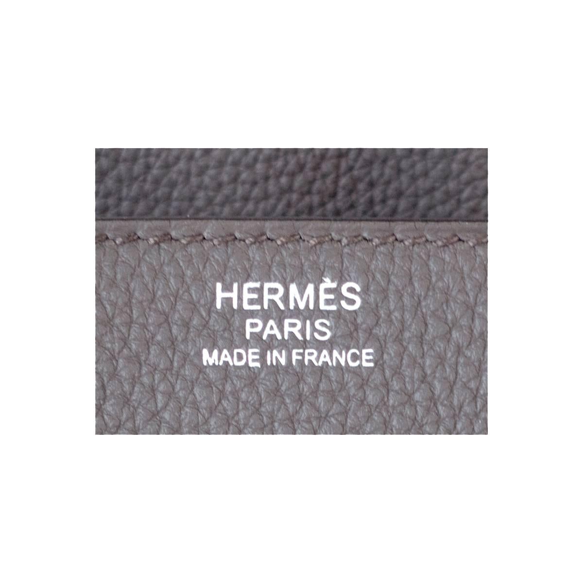 Hermes Etain Togo 30cm Birkin Tin Grey Palladium Hardware 2016 X Stamp 3