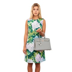 Hermes Gris Mouette Grey 30cm Togo Birkin Bag Palladium Chic