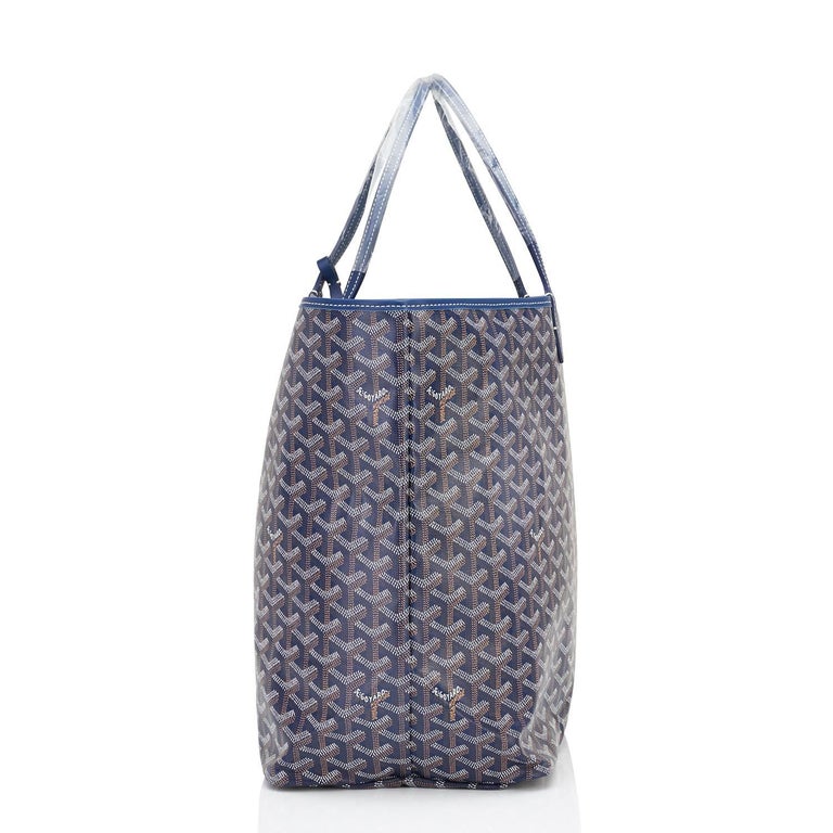 Goyard Bag Goyard Saint Louis Tote Navy Blue Smallest from Suplook (TOP  QUALITY, 1:1 Rep lica, we do wholesale and retail, can drop ship. Pls  contact whatsapp +8618559333945 if any question or