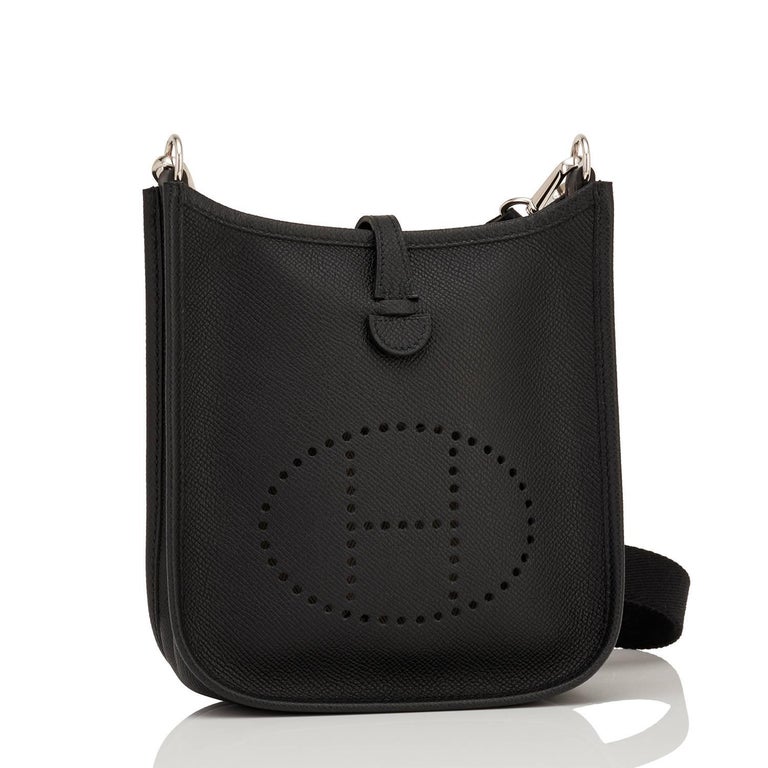 Hermes Black Evelyne TPM Shoulder Cross Body Messenger Bag at 1stDibs ...