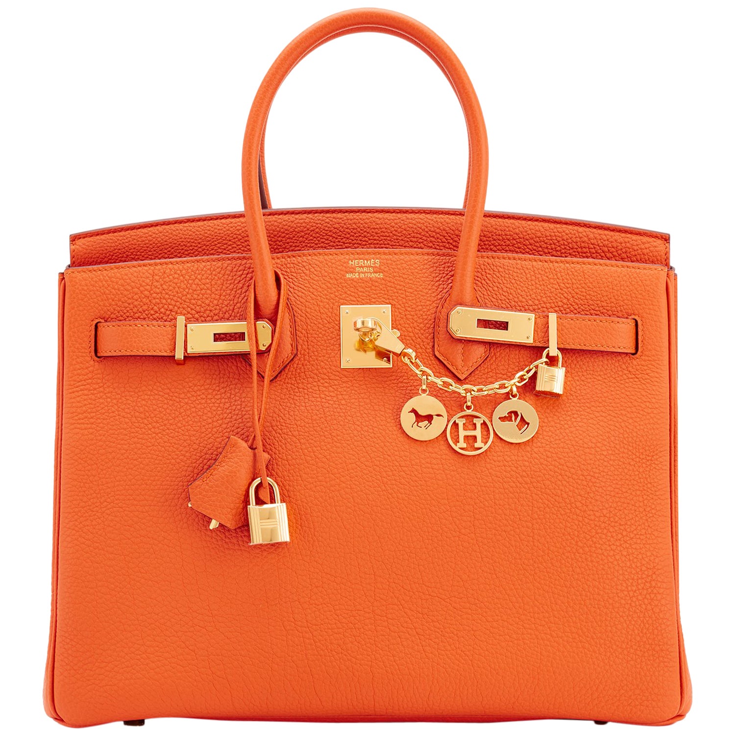 hermes orange bag