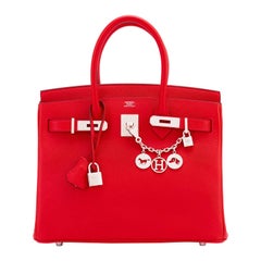 Red Top Handle Bags