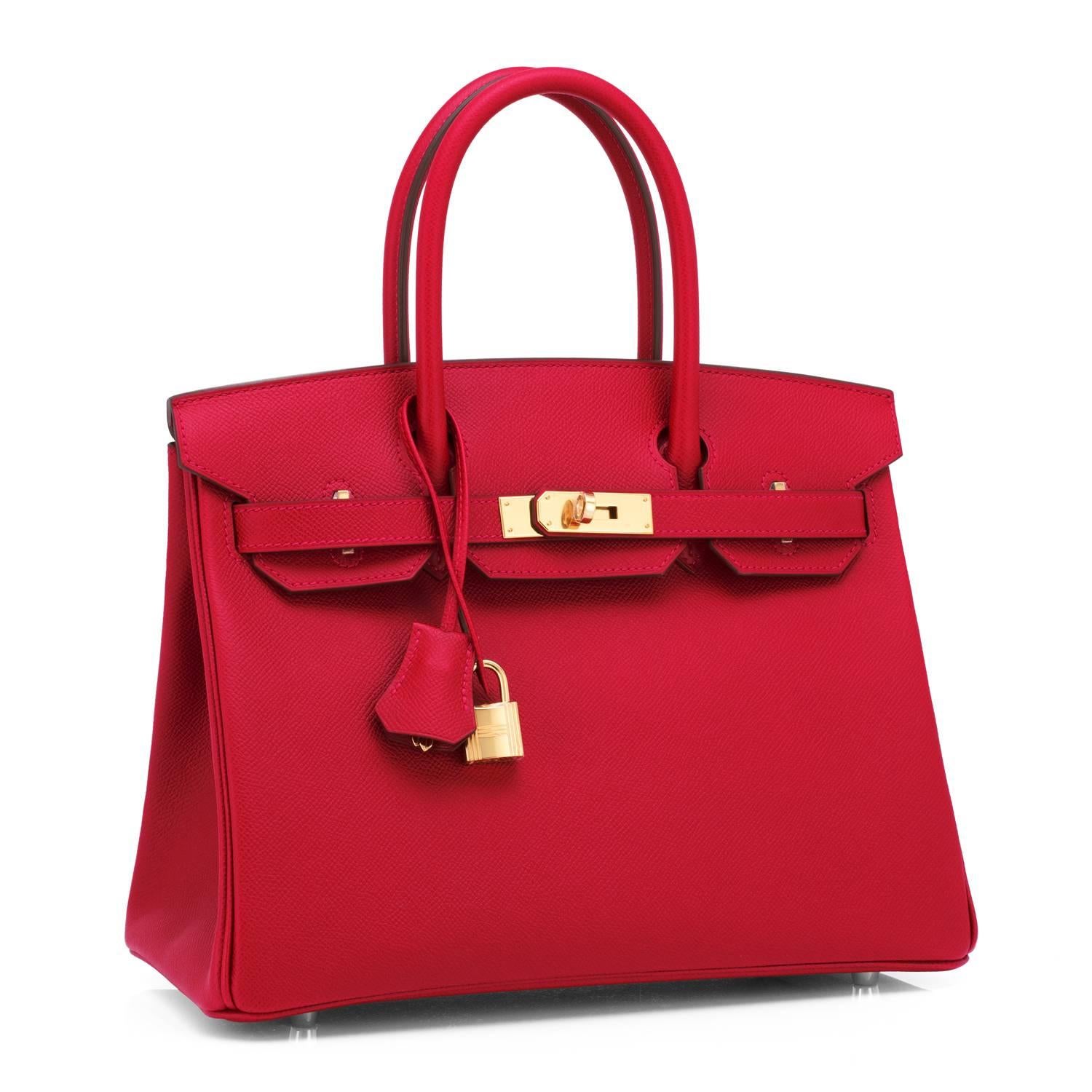 rouge casaque birkin 30