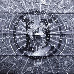 Hermes C'est La Fete 70cm Unisex Silk Skull Scarf Carre Grail