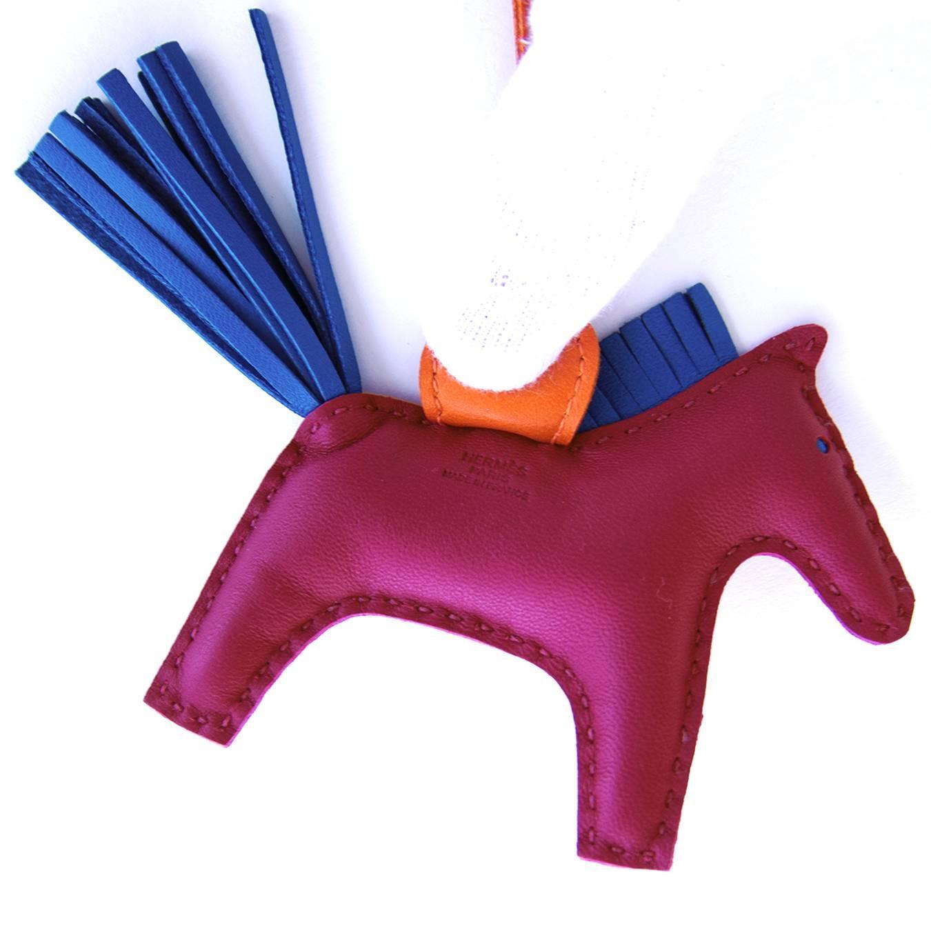 inexpensive clutch bags - Hermes Tosca Blue Izmir Orange Rodeo Charm PM for Birkin Kelly Bag ...