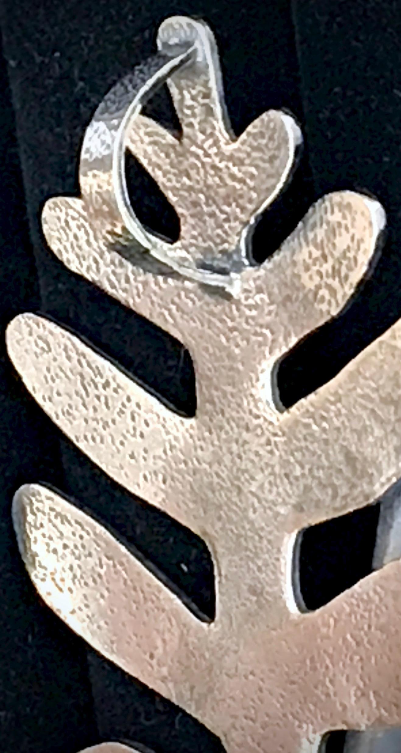 Heart Plant, large pendant sterling silver designs by Melanie Yazzie Navajo 1
